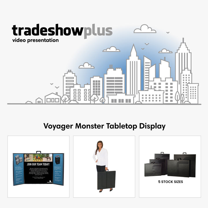 Voyager Monster Tabletop Display Video - TradeShowPlus