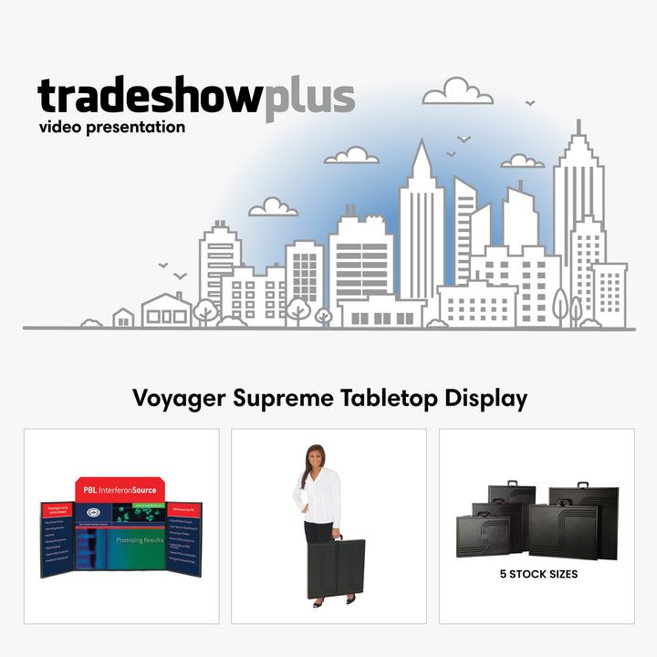 Voyager Supreme Tabletop Display Video - TradeShowPlus