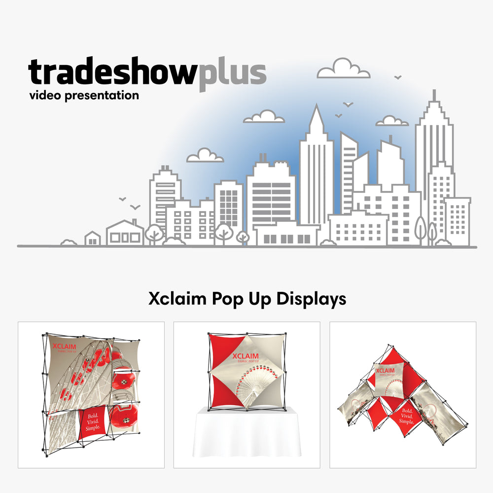 Xclaim Pop Up Display Video - TradeShowPlus