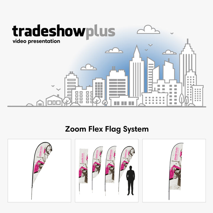 Zoom Flex Flag System - TradeShowPlus